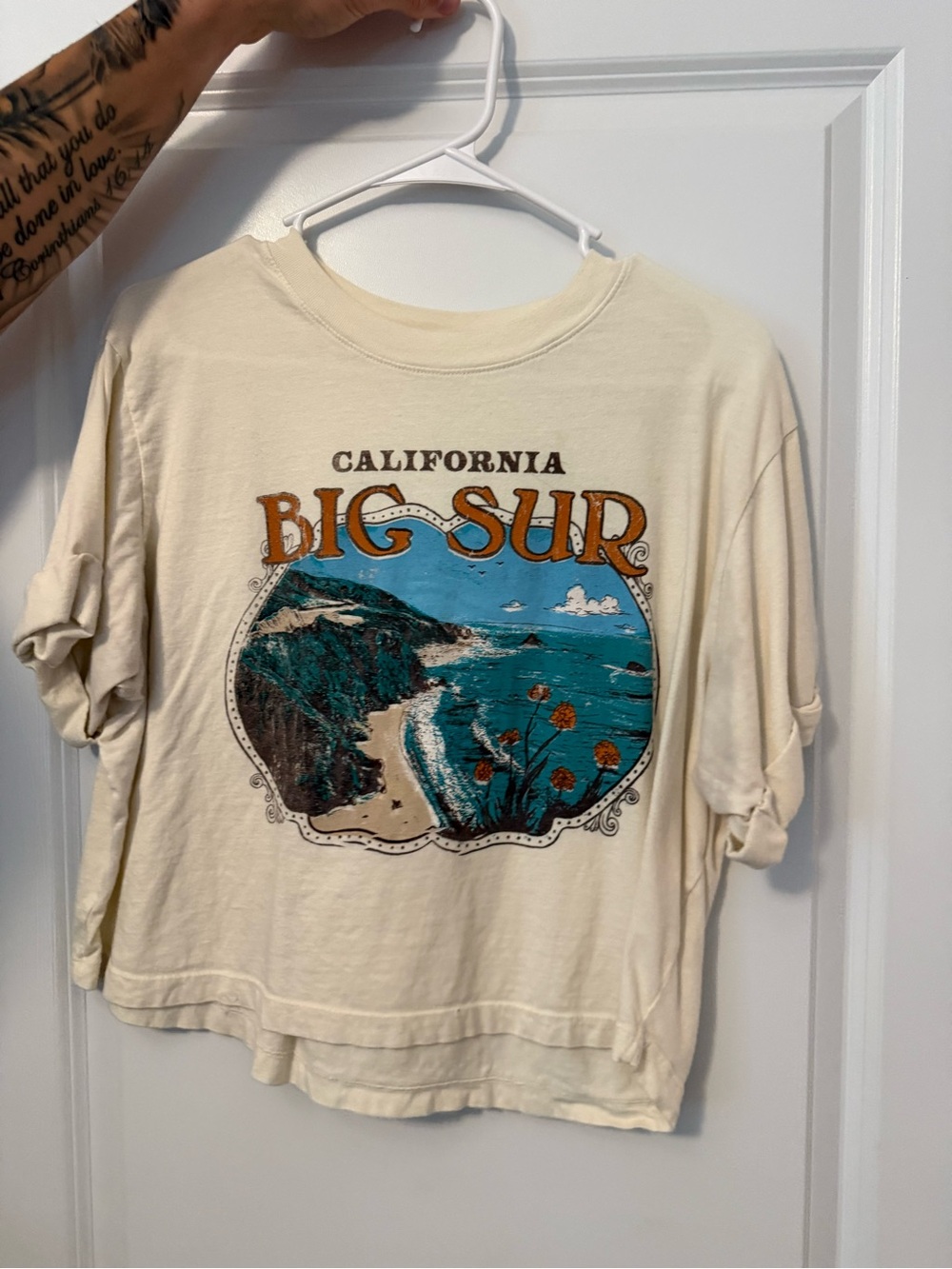 Altar'd State Cream California Big Sur Graphic Tee
